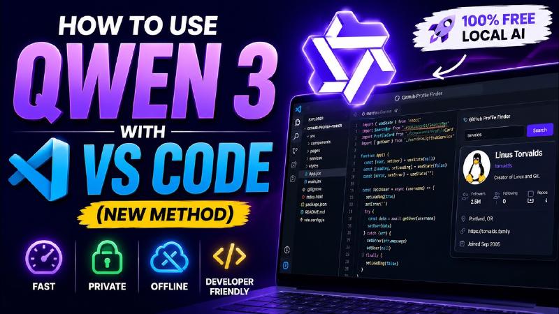 Featured image of post How to Use Qwen 3 with VS Code for Free: Local AI Coding with Ollama